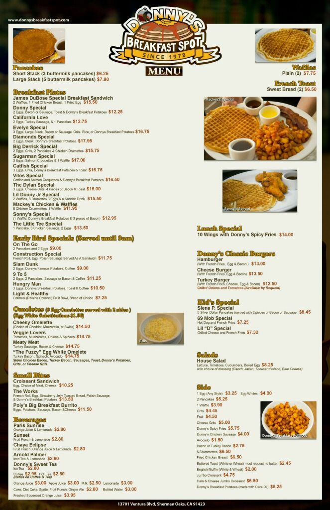 donnys_menu